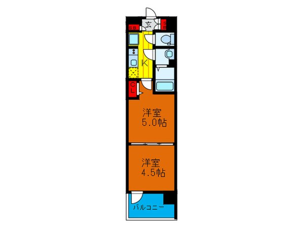 LUXENA　KADOMAの物件間取画像